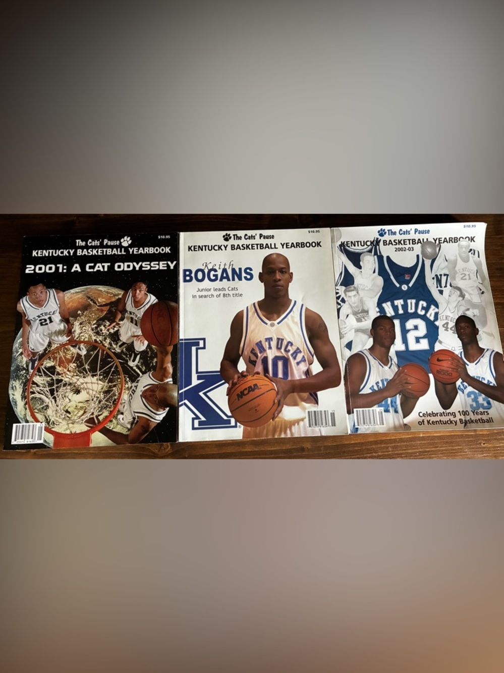 The Catspause Kentucky Wildcats Basketball Yearbooks!! VOLUMES 21,22,23